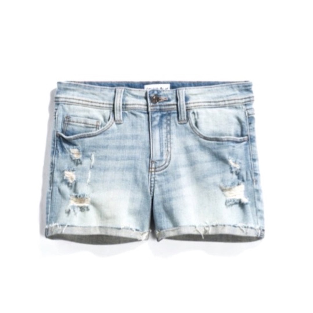 BOGO 50% off - STUDIO BLUE Kadence Distressed Denim Short